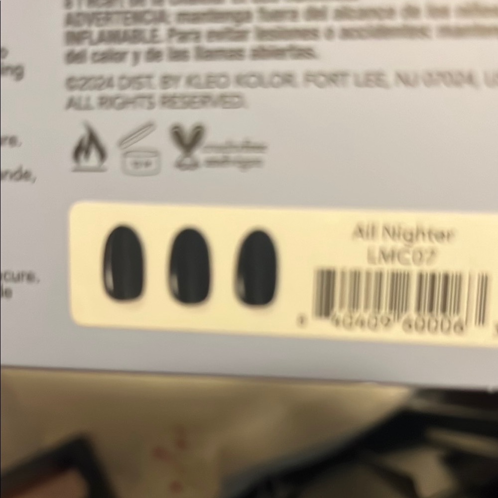 All Nighter Black Press-On Nails